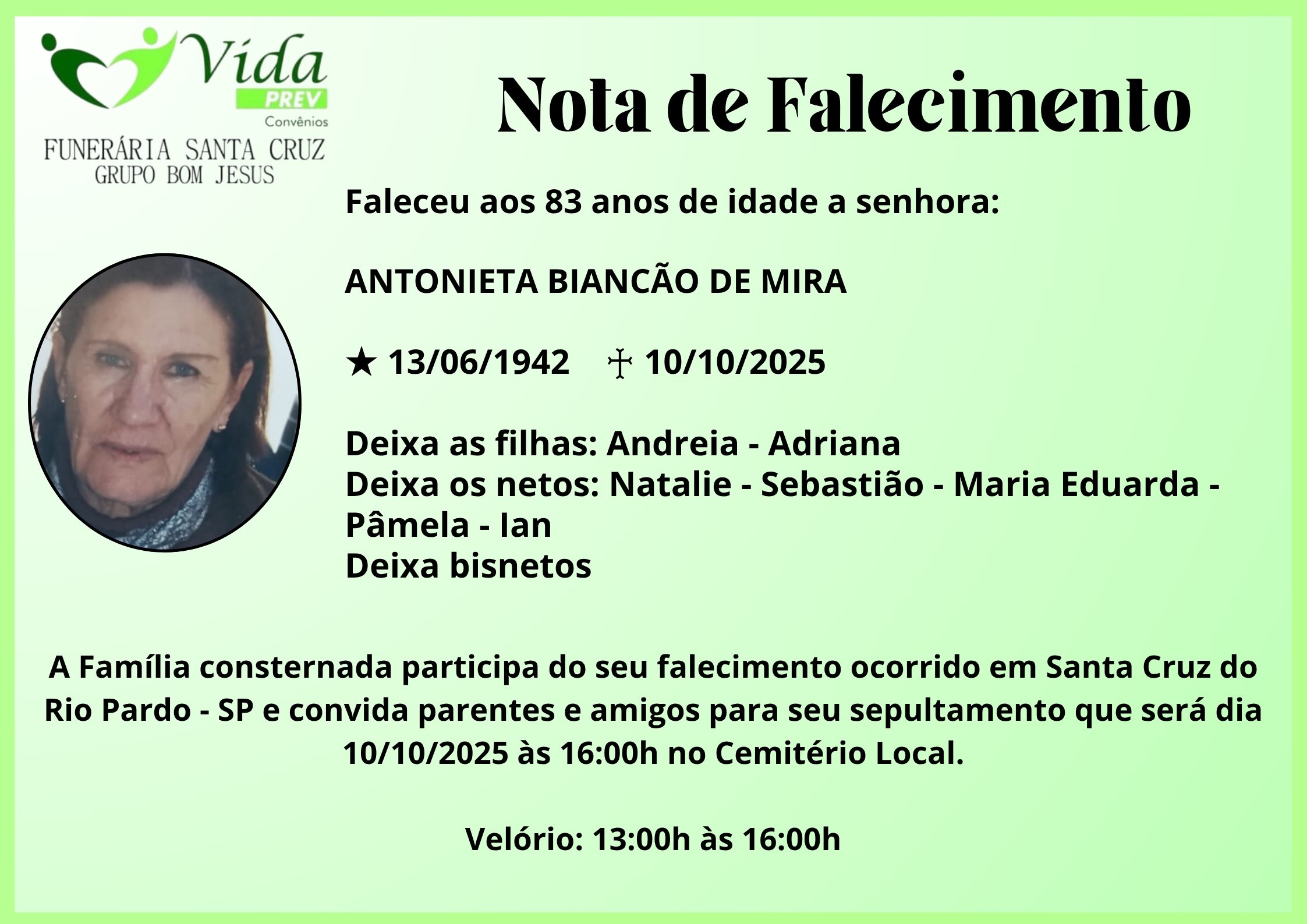 ANTONIETA BIANC?O DE MIRA