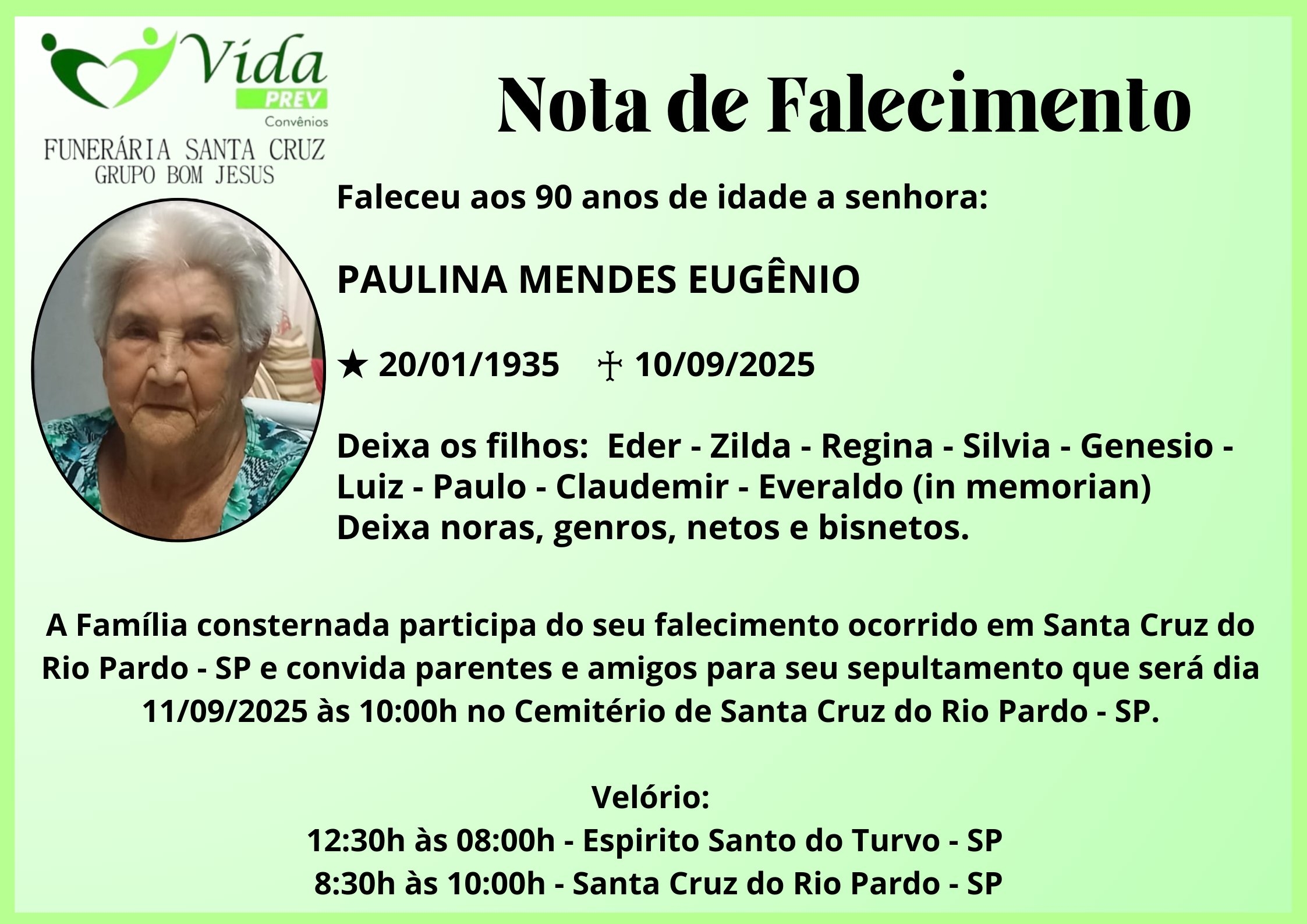 PAULINA MENDES EUG?NIO