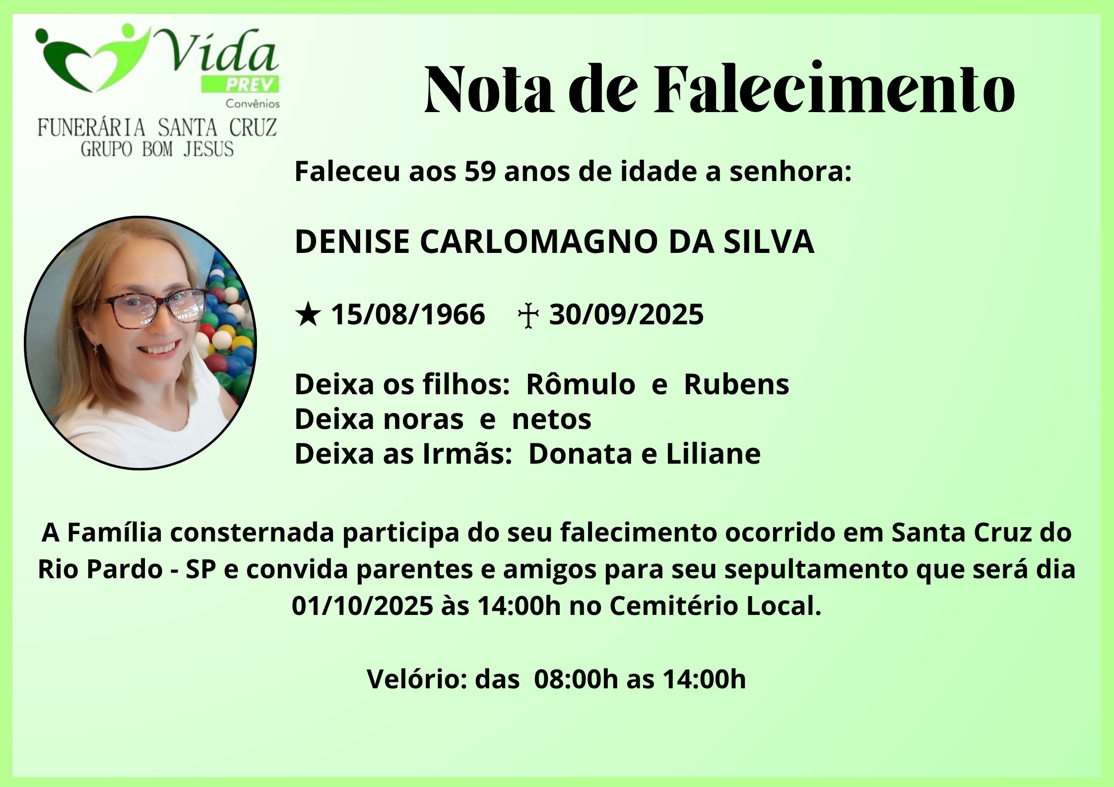 DENISE CARLOMAGNO DA SILVA