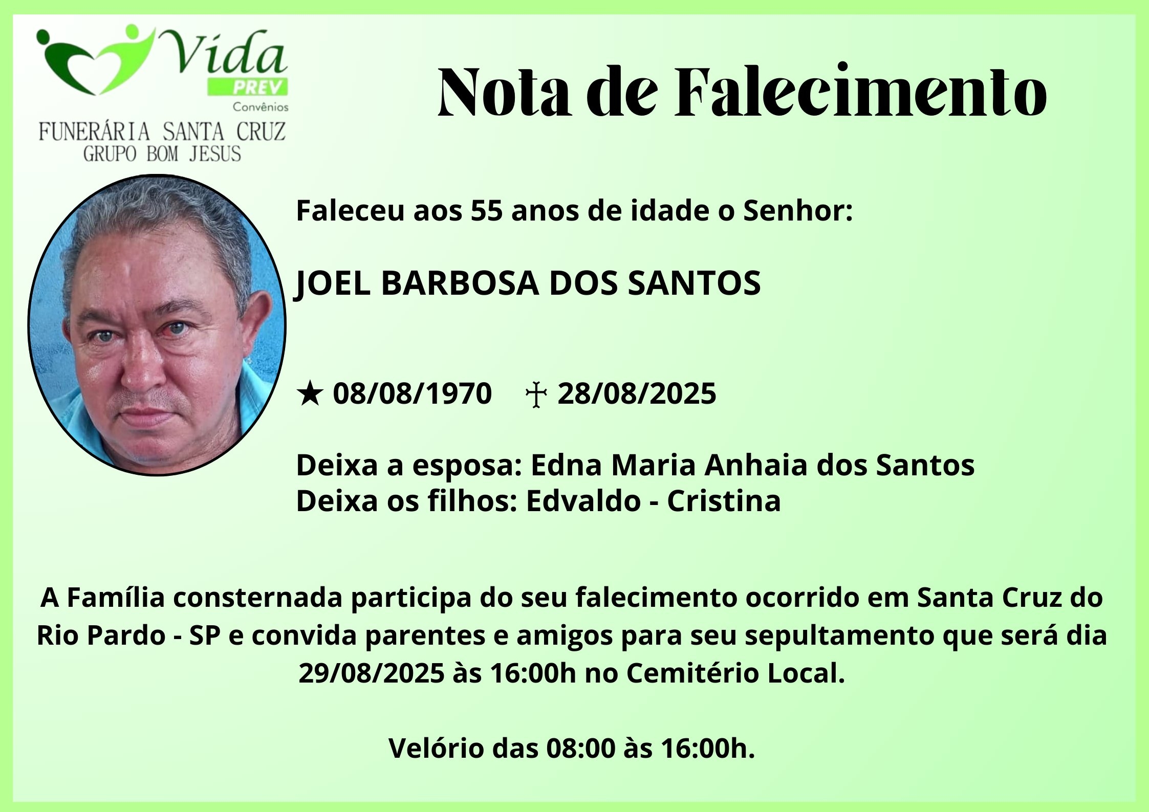 JOEL BARBOSA DOS SANTOS