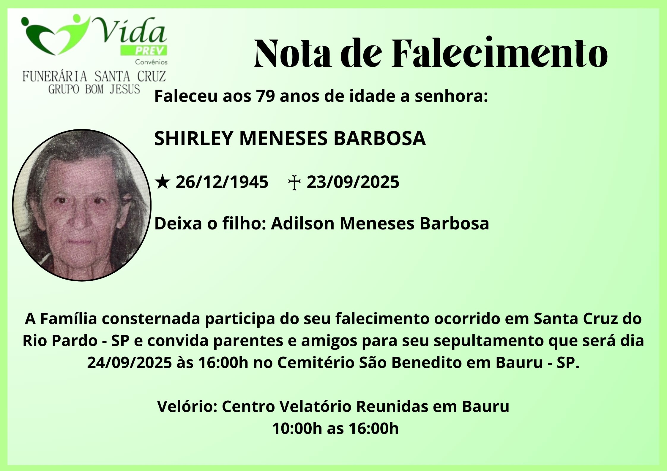 SHIRLEY MENESES BARBOSA