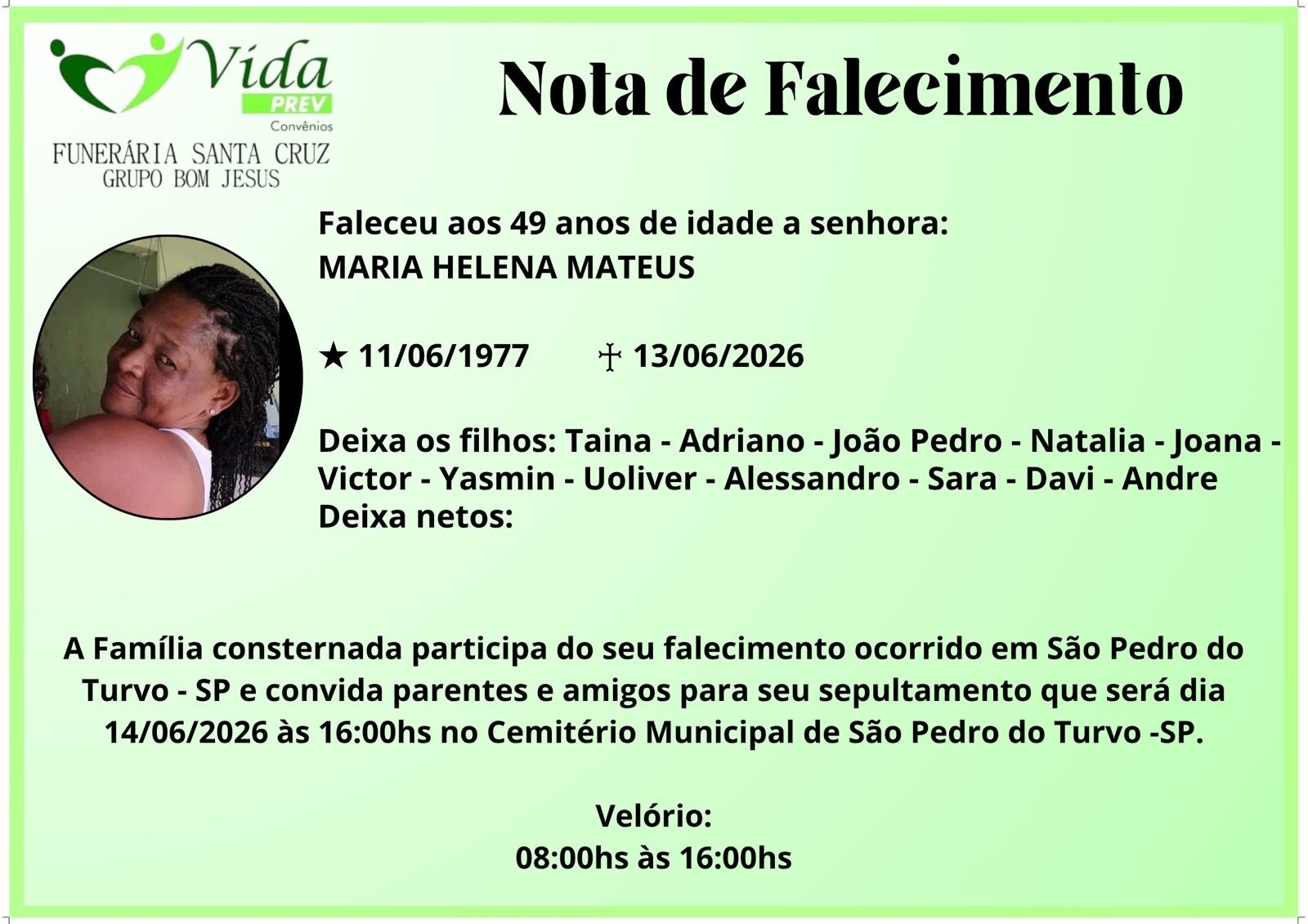 MARIA HELENA MATEUS
