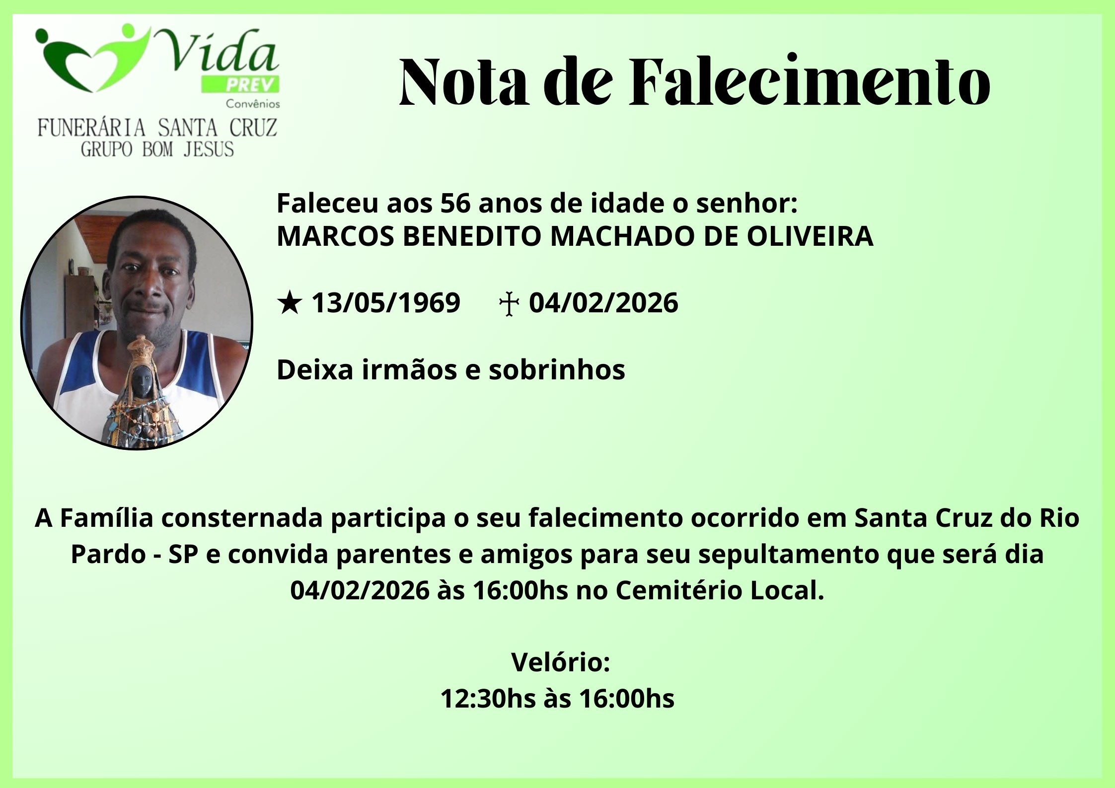 MARCOS BENEDITO MACHADO DE OLIVEIRA