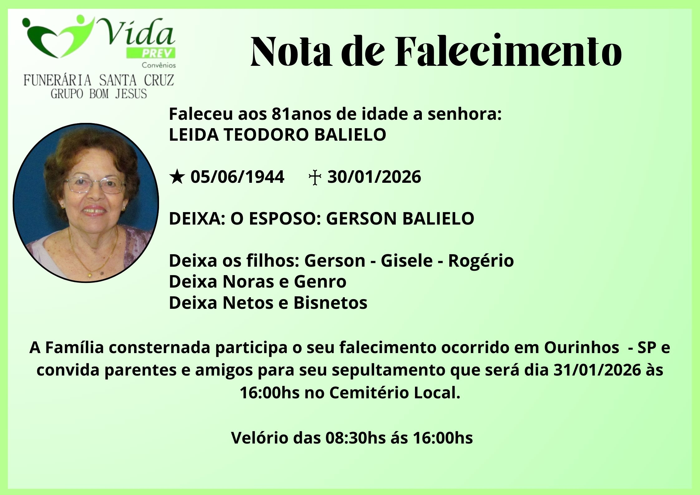 LEIDA TEODORO BALIELO