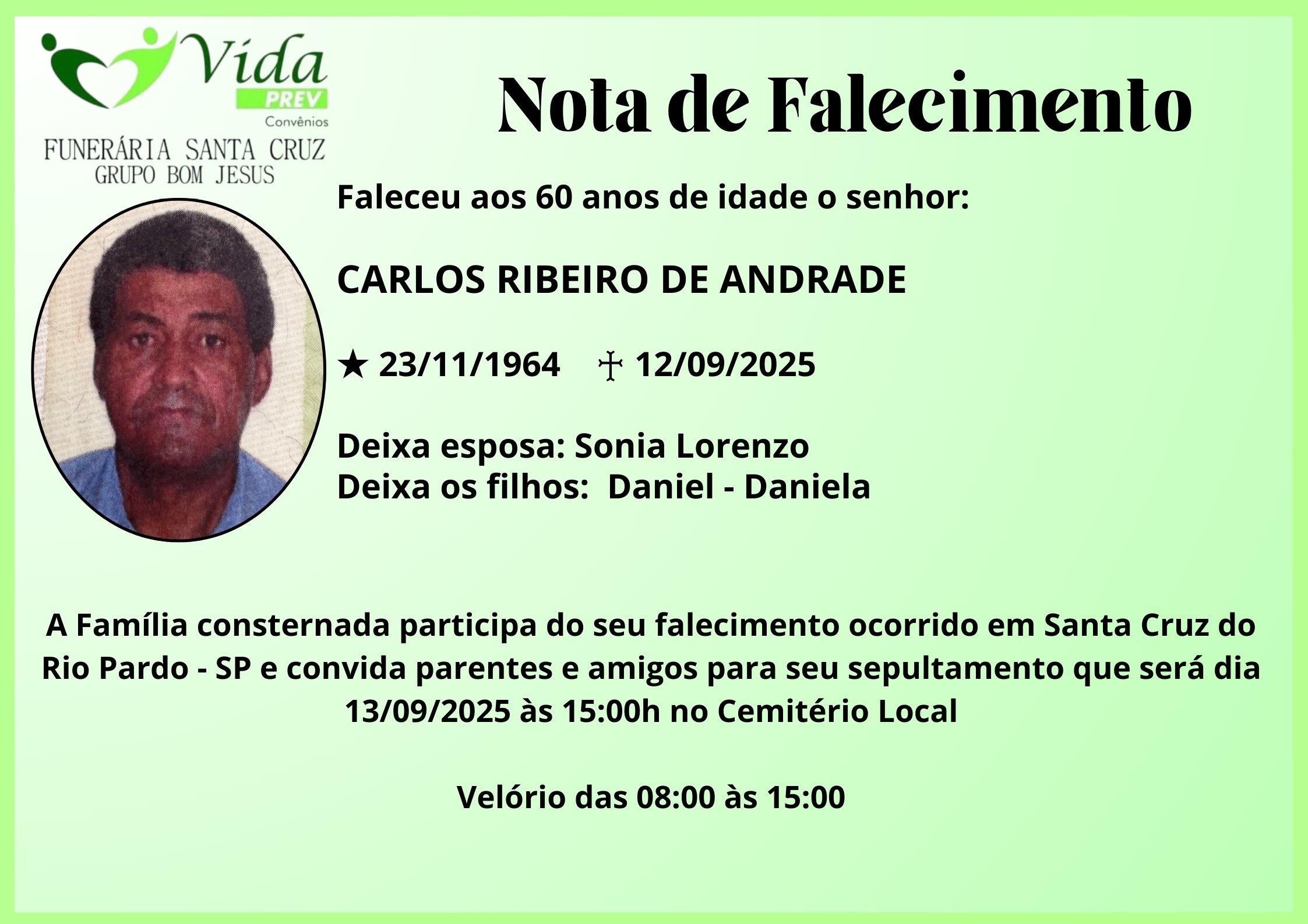 CARLOS RIBEIRO DE ANDRADE