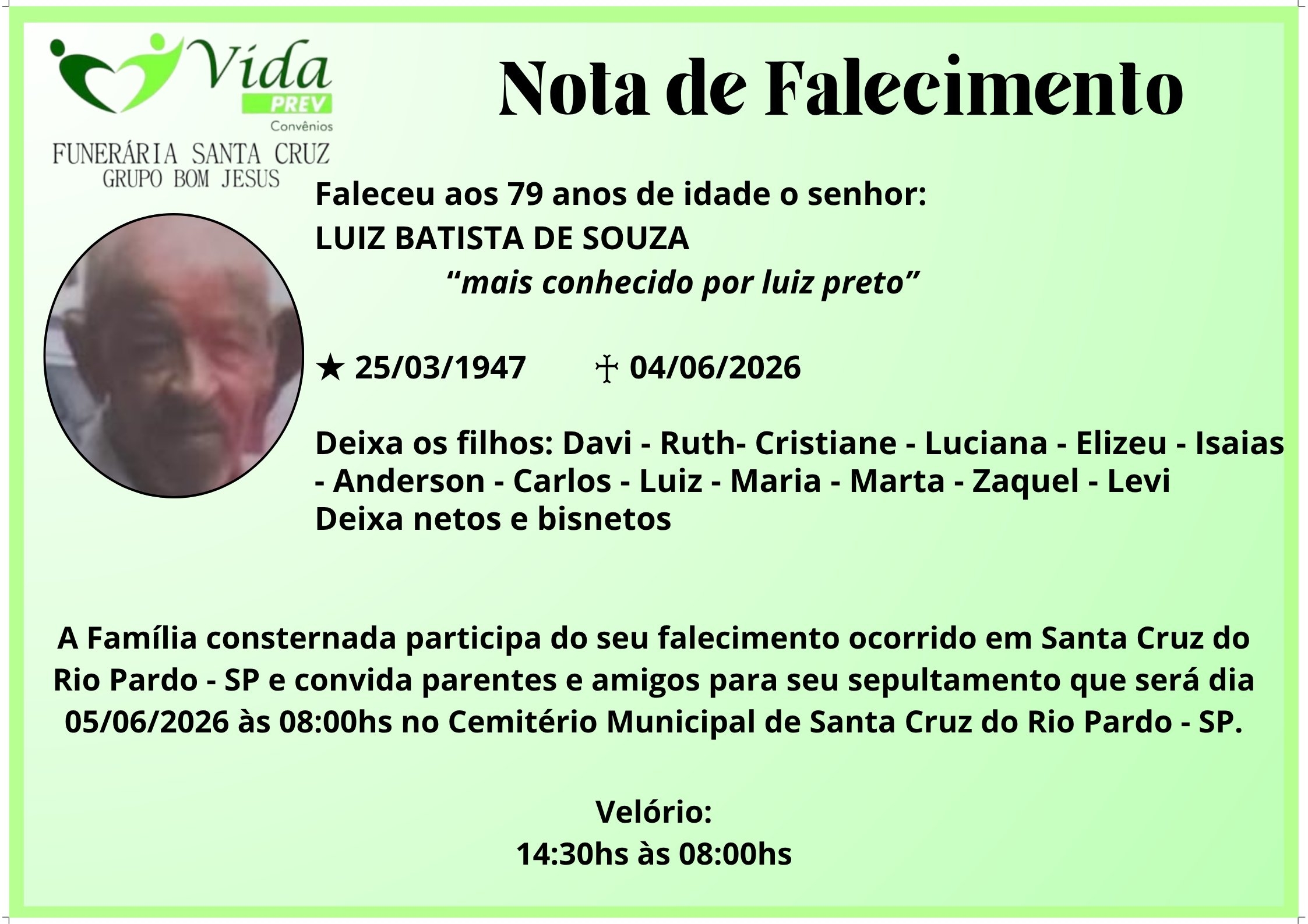 LUIZ BATISTA DE SAOUZA