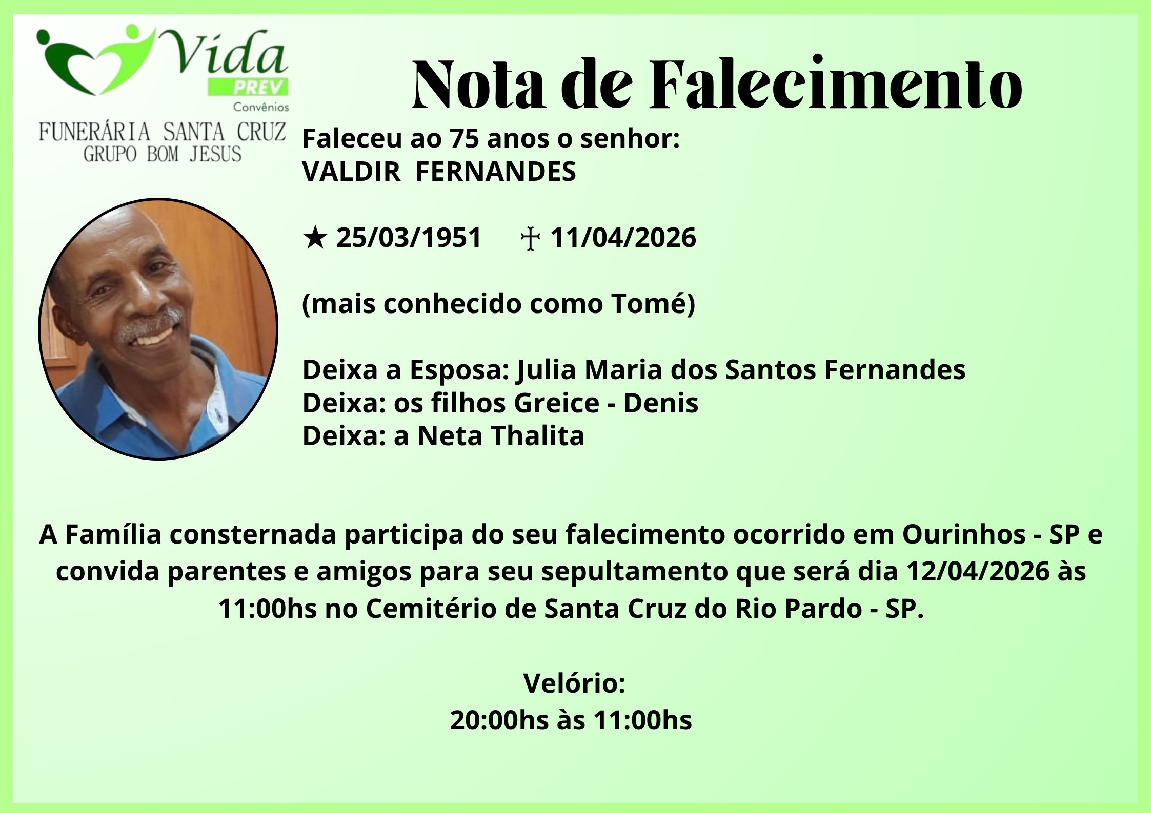 VALDIR FERNANDES