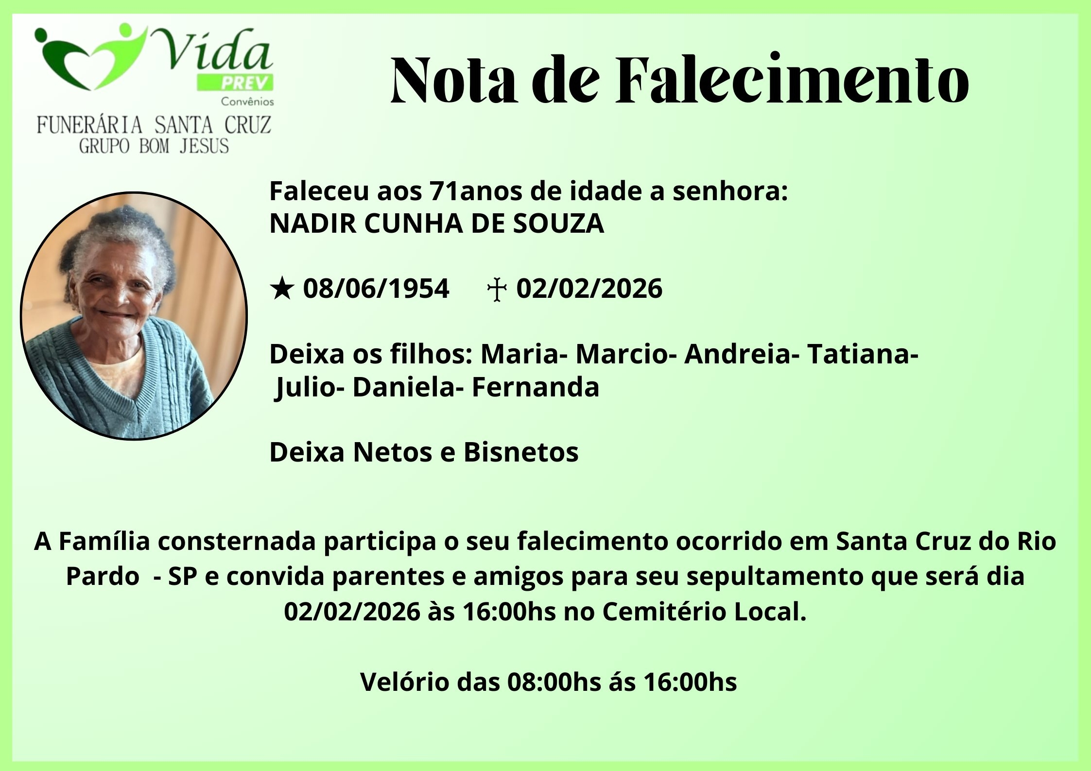 NADIR CUNHA DE SOUZA